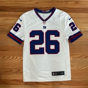 Nike Adult Saquon Barkley Dri-Fit Small New York Giants Jersey Color Rush